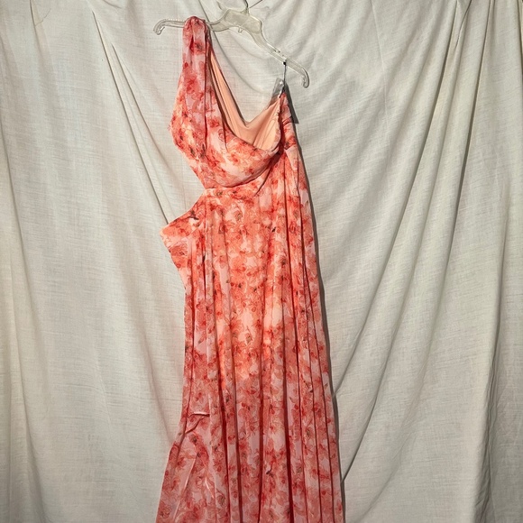 Giffniseti Floral Maxi Dress. Orange and Red tones. 3XL NEW WITH TAGS - Picture 1 of 12